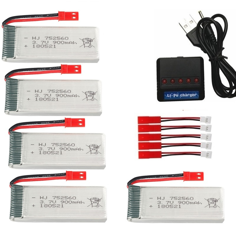 JST 3.7V 900mah Rechargeable B - Eachine Drone E58 ulasan dan harga