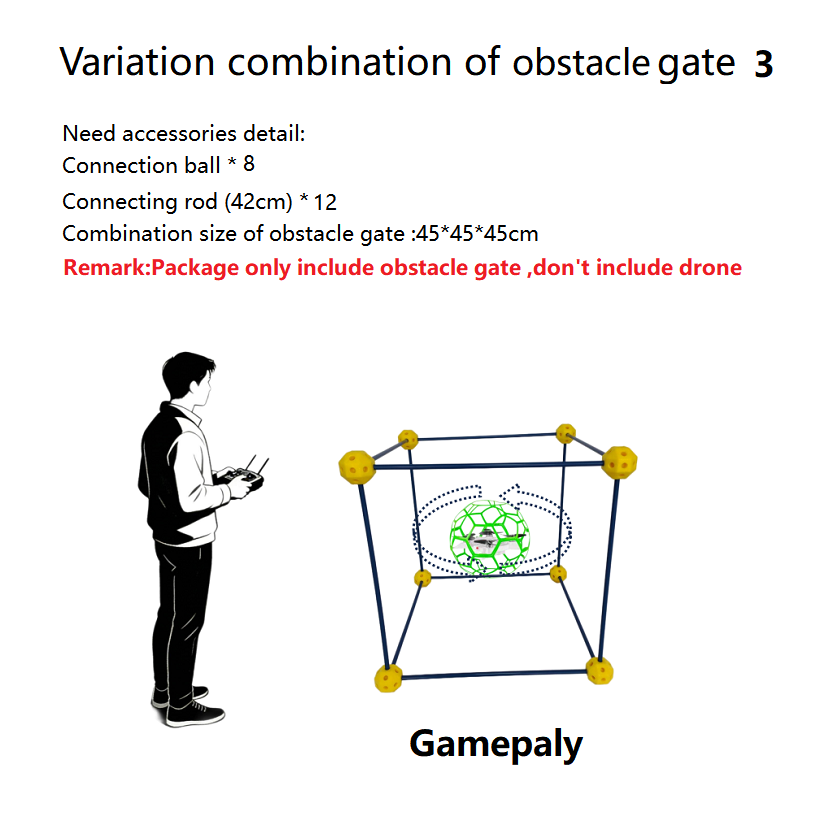 Racing Obstacle Gate Goal Ligh - Drone Racing Gate ulasan dan harga